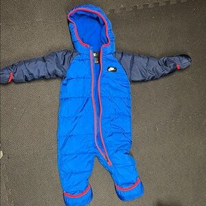 Nike Kids Blue One Piece Snowsuit